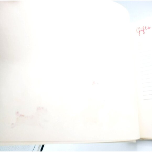 Baby Book Cradle Days Vintage Infant Pictures Album Memories Midcentury 11.25" - Picture 8 of 16